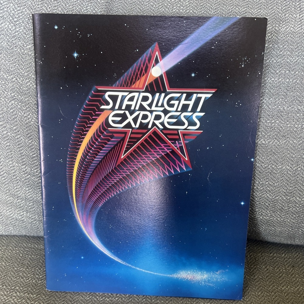 Starlight Express Play Bill Program Uncommon NY Edition 1987 W/ Cast Insert
